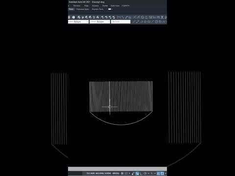 Curve projection #autocad