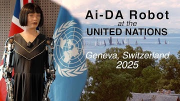 Ai-Da Robot at the United Nations 2025