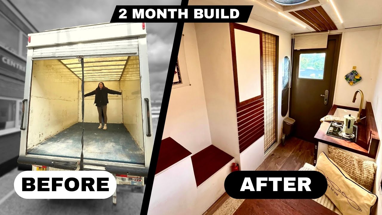 Modern Camper Van Conversion FULL BUILD | Gen Z You Can Afford This Home!! 🏠