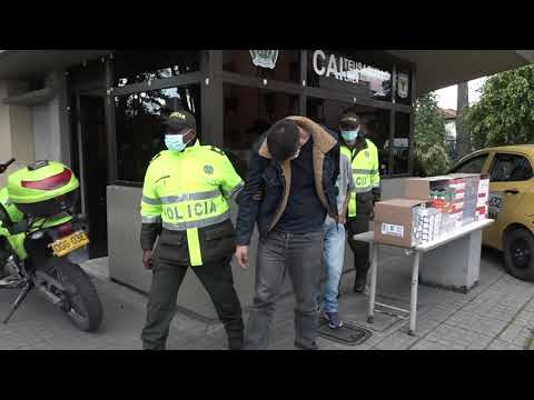 Capturan a ladrones que asaltaron un camión cargado con cigarrillos en Teusaquillo (Bogotá)