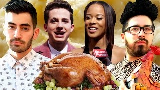 Thanksgiving On The AMAs Red Carpet