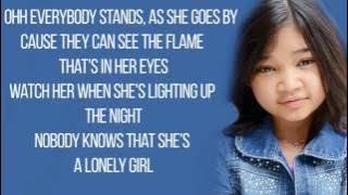 Angelica Hale - Girl On Fire (Alicia Keys) / Lyrics