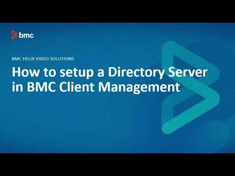 BMC Client Management: How to setup a directory server in BCM