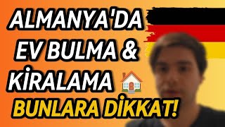Almanyada Ev Bulmak & Ki̇ralamak Ki̇ra Fi̇yatlari, Ev Arama İpuçlari & Di̇kkat Edi̇lmesi̇ Gerekenler