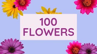 100 Flowers Name: Different Types of Flowers of the world