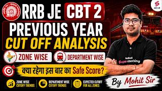 RRB JE CBT 2 Cut Off | RRB JE CBT 2 Previous Year Cutoff | RRB JE CBT 2 Safe Score 2026 | Mohit Sir