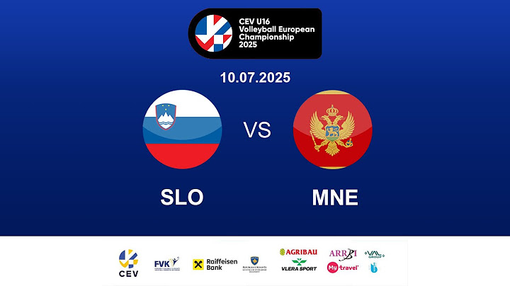 SLOVENIA vs MONTENEGRO🎥 𝗟𝗜𝗩𝗘𝗦𝗧𝗥𝗘𝗔𝗠🏐 CEV U16 Volleyball Europian Championship 2025      DAY 7