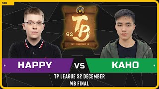 WC3 - [UD] Happy vs Kaho [NE] - WB Final - TP League S2 Monthly 4