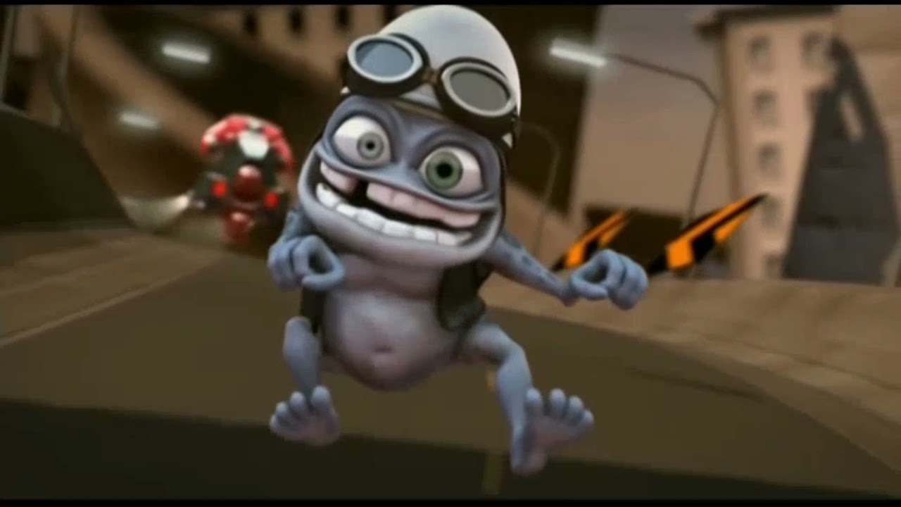 So, sadly, I had never heard of Crazy Frog until I watched Jakey's  speedrunning video, and now I can't stop listening to Axel F, please send  help, dog bless : r/NakeyJakey