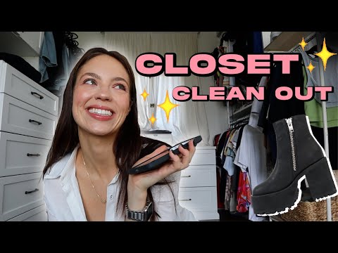 VLOG! ✨ closet organizing , get ready with me & book review!