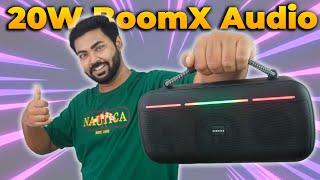 GOBOULT Bassbox Q20 Portable Speaker | 20W Deep Bass | BoomX Audio | 8H Battery | RGB Light Effects