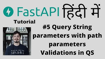 FastAPI - A python framework | Full Course | In Hindi | Query String parameters