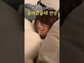 일본인 와이프 놀래켰을때 반응 #shorts #한일부부