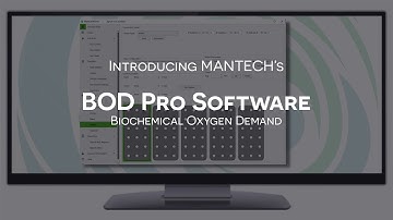 5-Day Biochemical Oxygen Demand Software- BOD Pro by MANTECH