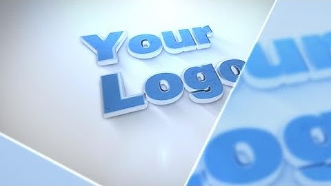 Create a Clean 3D Logo Intro Video - MakeWebVideo.com