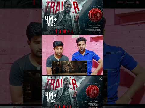 LEO - Official Trailer Reaction | Thalapathy Vijay | Lokesh Kanagaraj | Anirudh Ravichander #leo