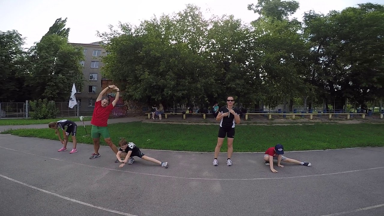 28.07.2018 Тренировка спортсменов Real Roller Club. Разминка