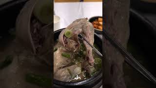 혼술 혼밥엔 삼계탕 + 소주한잔 Korean chicken soup 작은목소리 몸보신 보양식