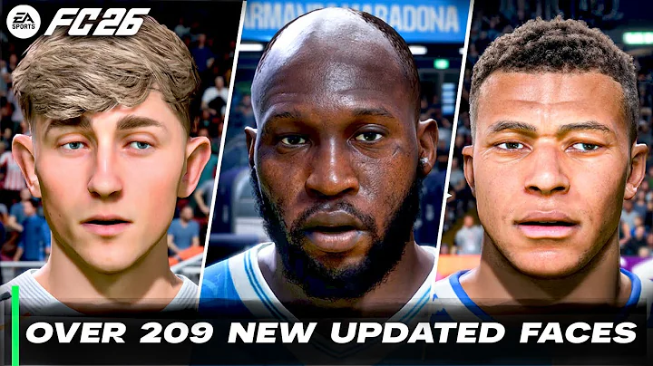 EA SPORTS FC 26 – ALL 209 New & Updated Player Faces (Part 1)