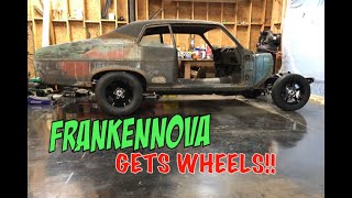 FrankenNova Chevy Nova Gets New Wheels!!!