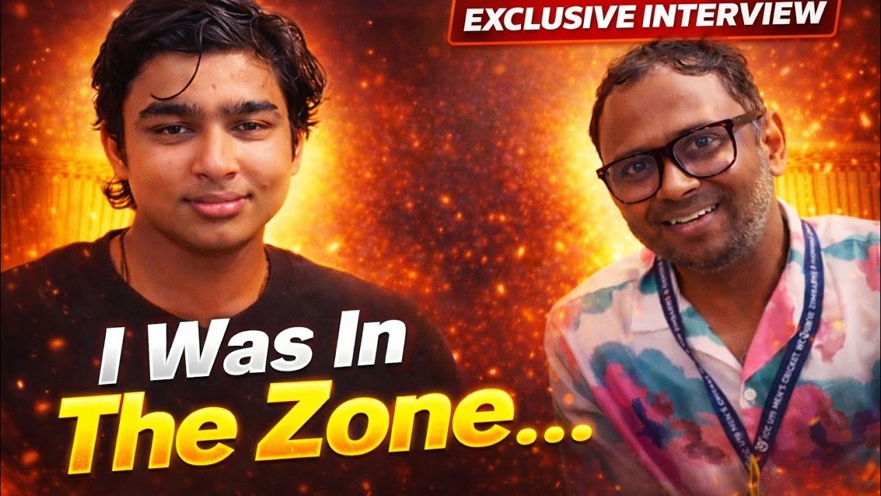 The Crichub EXCLUSIVE l Vaibhav Sooryavanshi Reveals the Mindset Behind His Epic 175