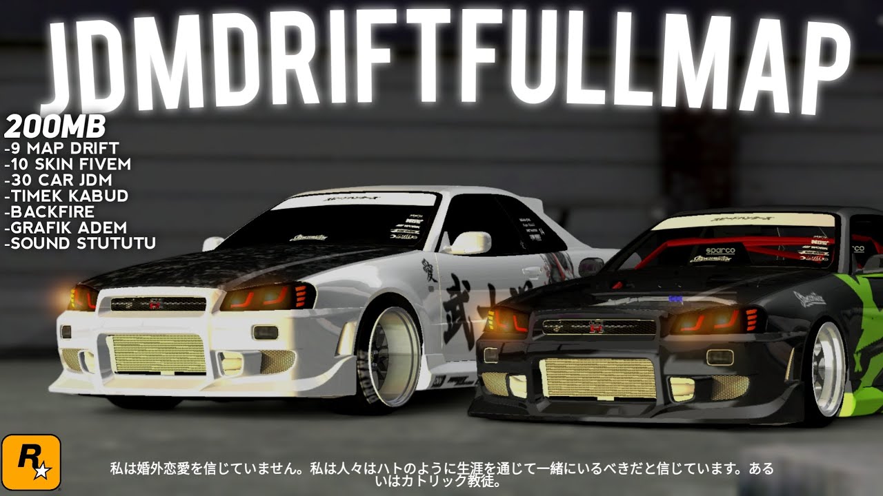 MODPACK JDM DRIFT 200MB FULL MAP FULL CAR JDM SOUND STUTUTU - GTA SA ...