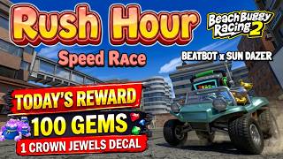 Rush Hour BBR2 ✨"100 Gems"✨ Speed Race Tournament | BeatBot + Sun Dazer | Beach Buggy Racing 2 screenshot 1