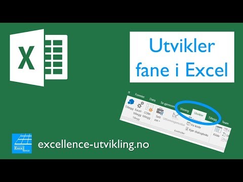 Video: Hvor er utviklerfanen i Word?