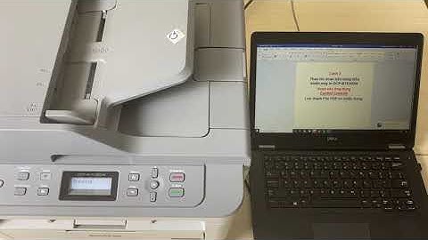 Hướng dẫn cách scan trên máy dcp