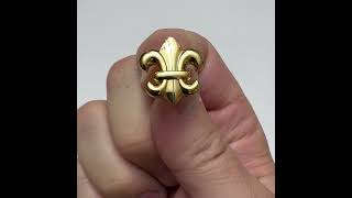 Lapel Pin Fluer De Lis New Orleans French Symbol Pin Enamel Pin #lapelpin #jewelry #customlapelpins