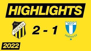 Bk Häcken - Malmö Ff 2-1 Allsvenskan 2022