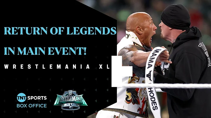 The Rock, John Cena, The Undertaker & Triple H appear at WrestleMania XL main event 🤩🔥