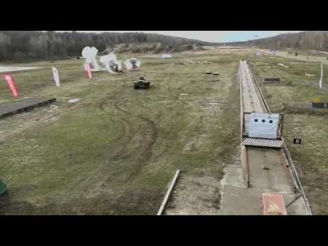 Russian Terminator humanoid robot FEDOR learns to shoot with both hand, episode 3
