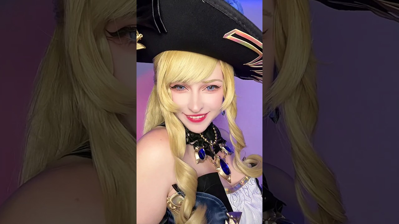 💜💜💜 #cosplay #genshinimpact #navia #naviacosplay #genshincosplayer