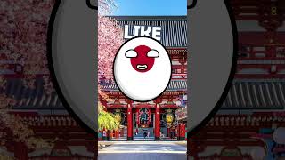 Japan VS Korea 😍 #countryballs @countryzombie