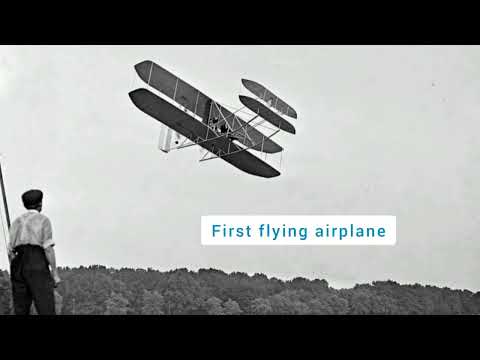 First flying aeroplane - the Wright brothers 1903