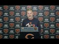Matt Eberflus on the first practice of training camp | Chicago Bears