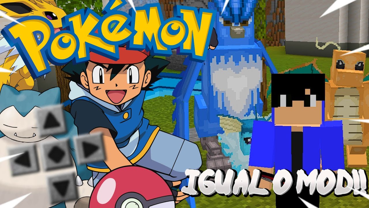 [ATUALIZOU] MELHOR ADDON DE POKEMON DRIP v2 para o MINECRAFT PE ...