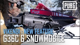 PUBG - Vikendi: New Features - G36C and Snowmobile
