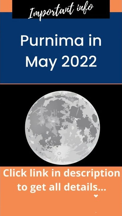 Purnima in May 2022 | Puranmashi in May 2022 | Purnima vrat May | #shorts