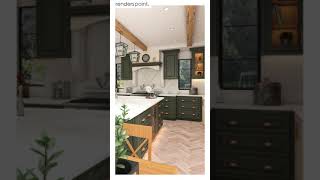 Architectural High Quality Rendering | Kitchen render 2021 | By Renderspoint #interior #exterior