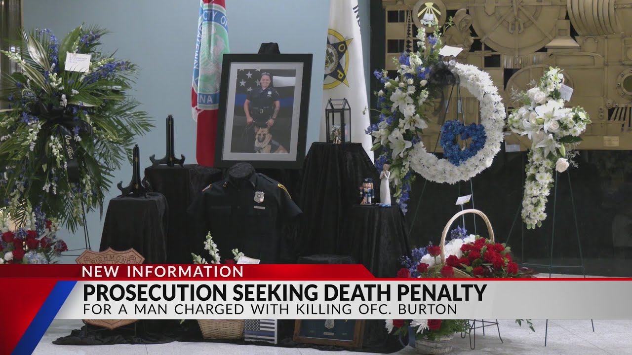 Death sentence sought for man accused of killing Richmond officer - YouTube