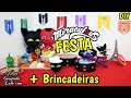 Como Fazer FESTA da Ladybug + Brincadeiras + Decoração Cat Noir Kwamis e Hawk Moth 🐞 DIY Miraculous