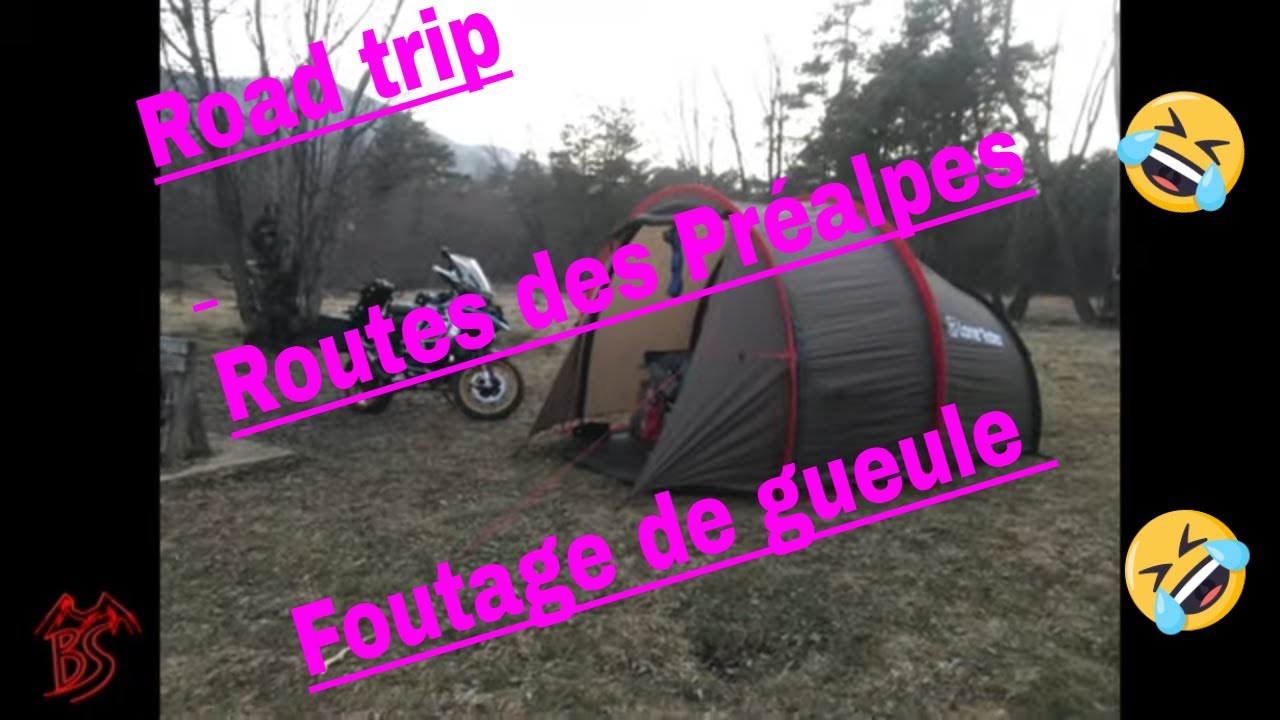 Road trip et bivouac: Gs 1250 adv le foutage de gueule😂😆😅