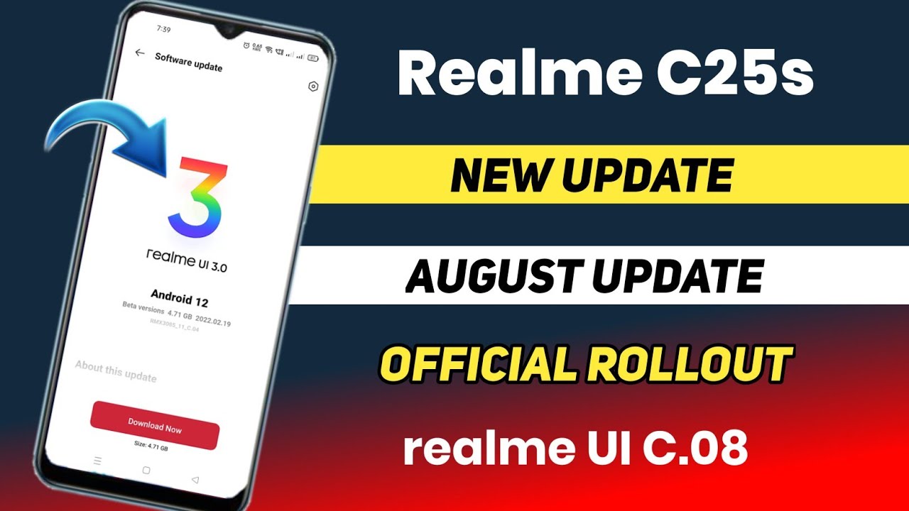 Realme c25s new update | Realme c25s August Update | Realme c25s August 2nd update