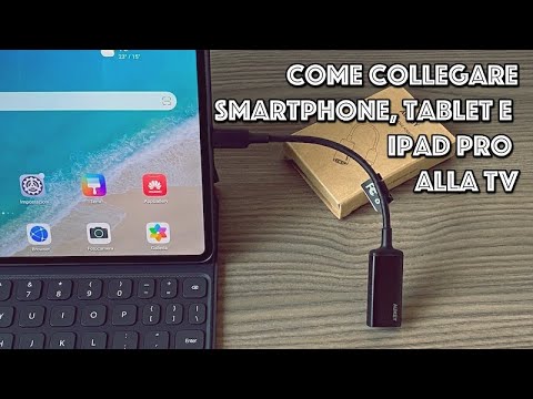 Video: Come Collegare Un Tablet A Una TV