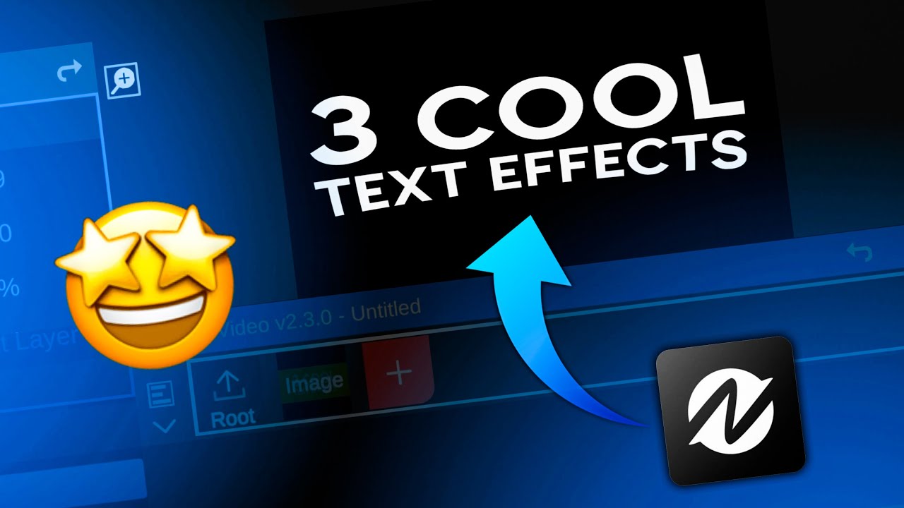 3 Cool Text Effects In Node Video - YouTube