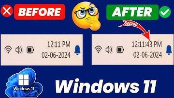 Windows 11 Taskbar me Seconds Kaise Laye | windows 11 me date and time kaise set kare | Laptop/pc