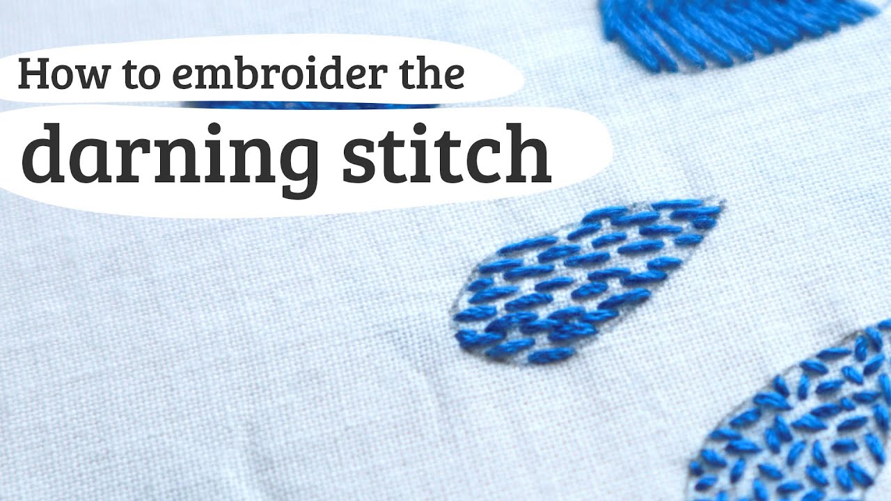 darning stitch - embroidery stitch 94 