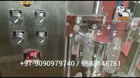 Automatic Mineral Water Bottle Filling Machine at Rs.2.9 lakh I Mineral Water Bottle Packing Machine